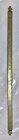 4 Antique 22-inch Solid Brass Stair Rods - D Shape In Section - Ends Flur-de-lee