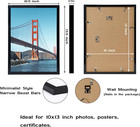 Omishe 10x13 Inch Picture Frame Black For Wall Hanging  10 X 13 Frame Wall Galle