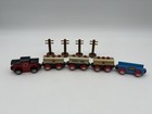 Vtg Wood Railway Brio Train Caboose Lot Of 9