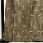 Baisel Kimono M Lined Garment Tea Green Check Synthetic Excellent Condition