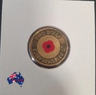 Red Poppy 2012 Remembrance  2 Two Dollar Rare Coin Australia Ex Roll Unc