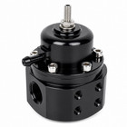 Aem Universal Black Anodized Adjustable Fuel Pressure Regulator 25-302bk
