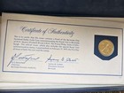 1975 Bermuda Gold  100 Royal Visit In Cachet Wallet W coa And Envelope  Wow 