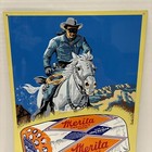 Merita Bread Metal Sign Advertising Lone Ranger 9 1 2    X 14    Embossed Vintage