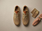 Tan Color Men Casual Dress Shoes Lightweight Breathable Walking Sneakers Slip On