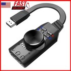 Gs3 7 1 Channel Usb Sound Card Adapter External Volume Adjustable For Window