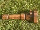 Rare Robert Mouseman Thompson 1930   s Candlestick Arts Crafts 22 5cm
