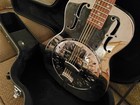 Dobro Hound Dog M-14 Metal Body Round Neck Resonator Guitar W  Case