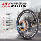 Electric Bike Conversion Kit  48v 1000w  1500w 26  Front rear Wheel E-bike Hub M