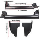 For 1973-87 Chevy   Gmc C k Pickup Truck Outer Rocker Panel And Cab Corner Set