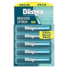 Blistex Moisturizing Medicated Lip Balm  0 15 Ounce  Spf 15  5 Pack