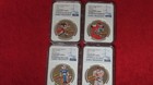 2021 Fiji Capcom Street Fighter Ii Silver  999 Four Ounce Coin Set Ngc Pr Pf69