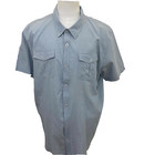 O neill Men s Size Xxl Solid Blue Short Sleeve Sport Surfer Casual Shirt