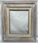 Vintage Mid Century White Washed Solid Wood Frame Fits 10 x8  Linen Liner