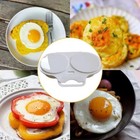 Microwave Egg Poacher  Dual Cavity Egg Cooker With Secure Lid And Heat Resistant