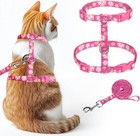 Escape Proof Cat Harness Leash Set Adjustable Reflective No Pull All Size Cats