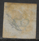 Denmark Scott 5 Used Fine - 1857 8s Green Issue - Royal Emblems