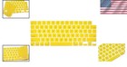 Elegant Scratch-resistant Yellow Keyboard Cover For Macbook     Glossy Finish