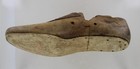 Vintage Wooden With Leather Shoe Form Mold - Right Foot - Size 9 5 D