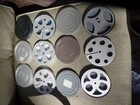 Rare Home Movie Film Reel Lot Of 6 Regular 8mm 5 Inch Cans 1930s 1940s Free Ship
