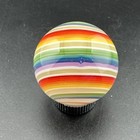 Contemporary Handmade Art Glass Marble 1 04  Banded Swirl  Bright   Colorful Mib