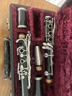 Antique Pan-american Elkhart Indiana Clarinet And Case - As Is