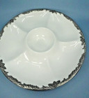 Arthur Court Grape Rimmed Sectional Tray 15 5 