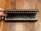 Vintage M  Hohner s Chromatica Bass Harmonica  W  Case - Nice    - Ships Free   