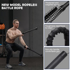 Portable Ropeless Battle Rope Heavy Weighted Fitness Training Workout Stick