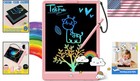 Durable 10  Lcd Writing Tablet - Portable Colorful Doodle Pad For Girls And Boys