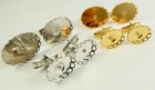 Cufflinks Oval Blank Findings-choice  1 39 To  1 89 rhodium Or Gold Plated