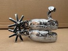 Charro Saddle Mexican Spurs  Espuelas Charras  Equestrian Horse Tack