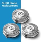 2 Packs Sh50 Replacement Shaving Heads For Electric Shavers Series 5000