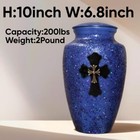 Rooherd Blue Urn For Ashes Adult Male Urns For Ashes Cremation Urn Human Ashes