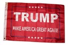 2x3 President Trump 2024 America Great Red Double Sided 2ply Flag House Banner
