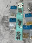 Lot Of Over 40 Jewelry Making Wire Clasps Jump Rings Connectors Crimp Cover More