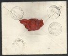 Argentina To Brazil Registered Airmail Cover 1931 Vf Horizontal Bend