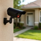 7x Pack Ir Bullet Dummy Fake Surveillance Security Camera Cctv With Record Light