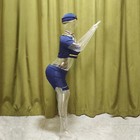 Transparent Blow Up Whole Body Inflatable Female Sleeping Posture Clothes Party