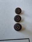 Chanel Buttons Cc Logo Classic Set Of 3 Ships From Us Navy   Gold Small 16mm