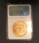 1873 S Open 3  20 Liberty Double Eagle Ngc Au58 Pre-1933 Gold