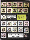 Vintage Tandy Leather Factory Stamps Lot  3 Stamps 8560 s   8570 s  And  8580 s