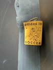 Vintage 80s Adidas Soccer Tube Socks Trefoil Logo Made In Usa Blue Men   s 10-13
