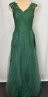 Tulle Lace Appliques Prom Evening Birthday Party Dress Size 6 Evening Gown