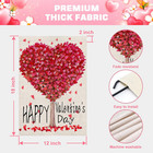 Valentines Day Garden Flag 12x18 Inch Double Sided Happy Love Hearts Tree