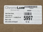 Chromaluxe 5997 Photo Panels 11x14  Qty 10  Gloss Clear Aluminum Radius Corner