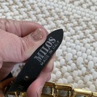 Vintage Italian Milos Gold silver Two Tone Metal Belt Medium 34  End To End