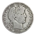 Usa 1892-1915 Barber Half Dollar 90  Silver Coin Average Circulated Random Date