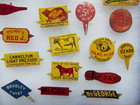 121-pc  Tobacco Tags Advertising - Moon Shine - Cannon Ball - Yellow Jacket - Ox