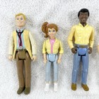 Vintage 1990 s Playskool Dollhouse Lot Of 5 People Figures Man Woman Doctor